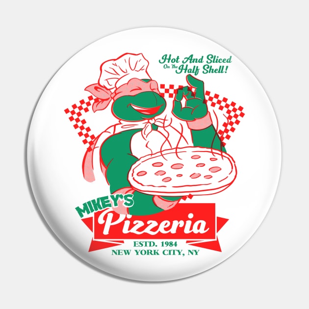 Mikey's Pizzaria Pin by elblackbat