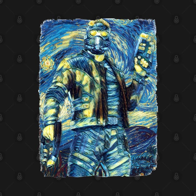 Star Lord Van Gogh Style by todos