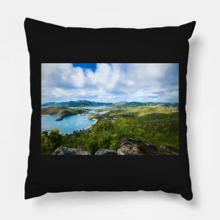 Copy of  View of English Harbor from Shirley Heights Pillow