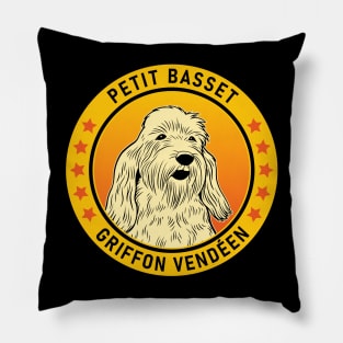 Petit Basset Griffon Vendeen Dog Portrait Pillow