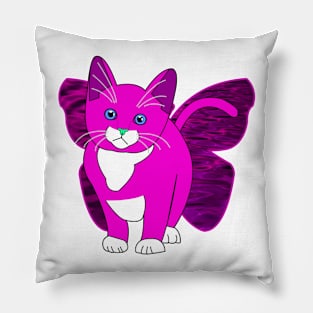 Fluttercat  Cherry Pillow