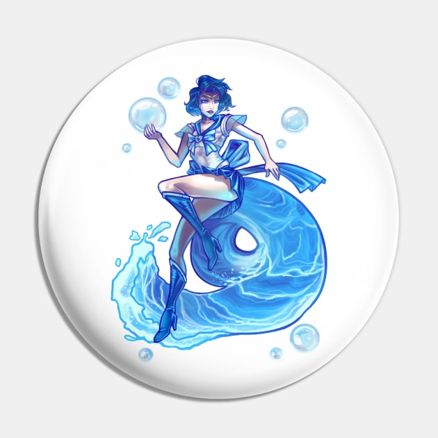 Sailor Mercury-Galaxy Case Version Pin by JetBlackSteel