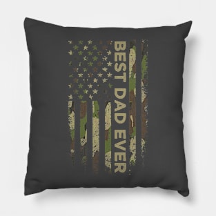 best dad ever - fathers day dad design Pillow