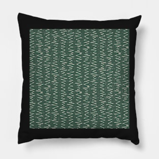 Jade Green Textured Pillow