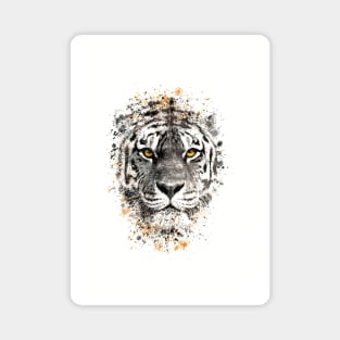 Tiger with yellow eyes Magnet