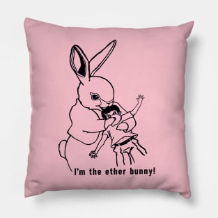 Ether bunny Pillow