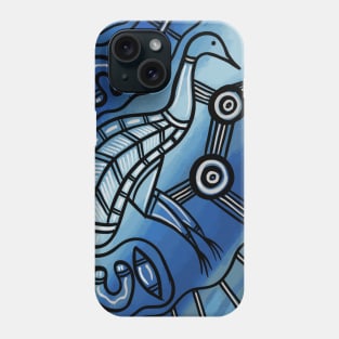 Aboriginal Art - Emu 4 Phone Case