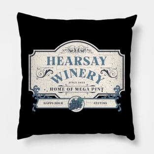 Hearsay winery Pillow