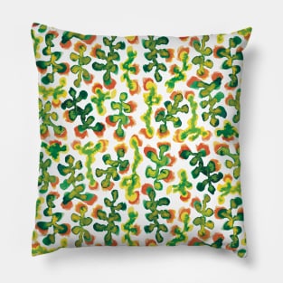 Abstract Watercolor Art Pillow