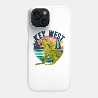 Key West Vibes with Green Iguana - WelshDesigns Phone Case