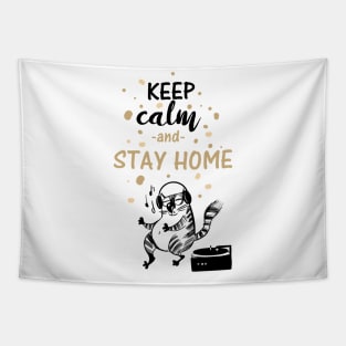 Keep Calm & Stay Home | Social Distancing Tapestry