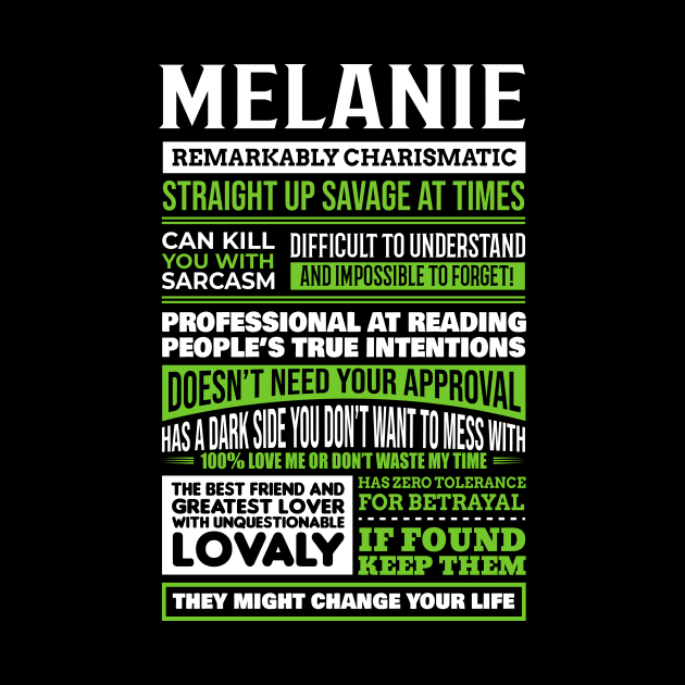 Melanie by Guitar Hero-Typography 