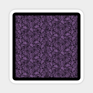 Purple Butterfly Wings Magnet