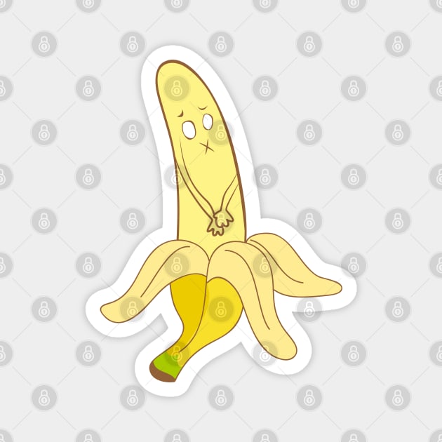 Naked Banana Magnet by Full Moon