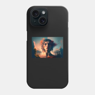 Greek woman Artistic Wallpaper Phone Case