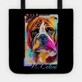 English Bulldog Dog Pet Cute Adorable Animal Compagnon Tote