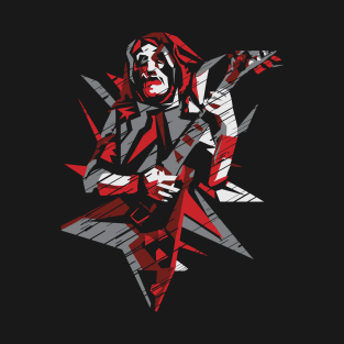 Metal rock guitar player T-Shirt