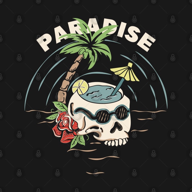 Paradise is Dead T-Shirt by iniadampratama