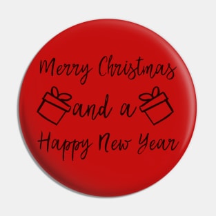 MERRY CHRISTMS + HAPPY NEW YEAR 2020 T-SHIRT Pin