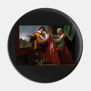 Romeo and Juliet by Benjamin West Pin