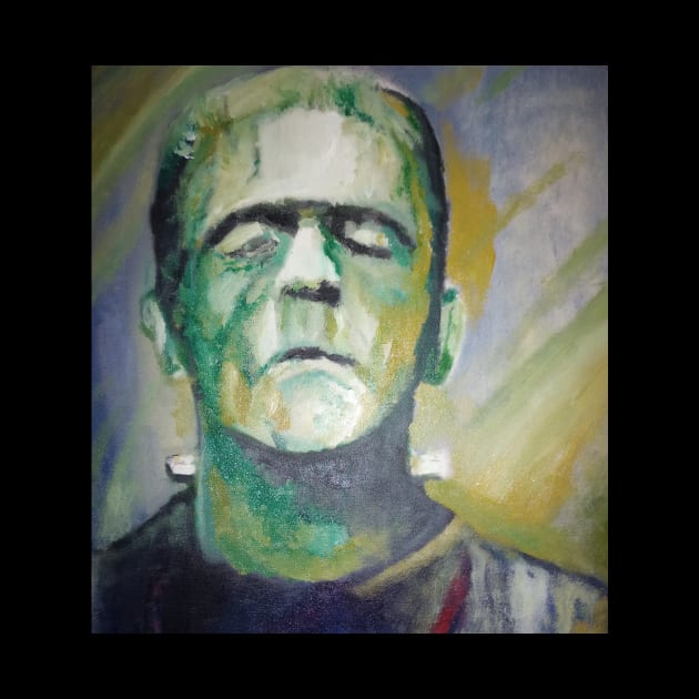 Frankenstein by Mike Nesloney Art