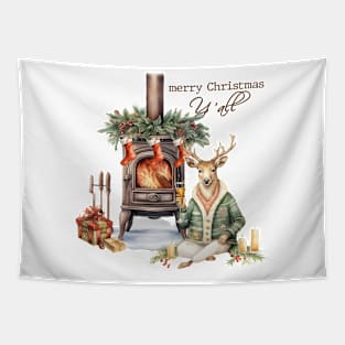 Christmas Wishes Quote Tapestry