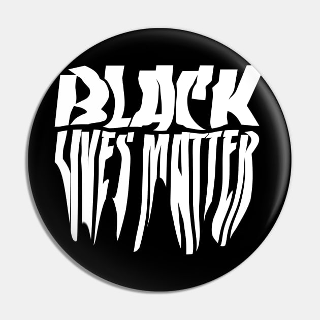 Black Lives matter Pin by artcuan