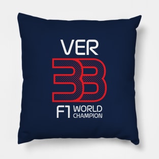 VER 33 logo design Pillow