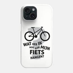 Wat heb ik nou aan mijn fiets hangen? Phone Case