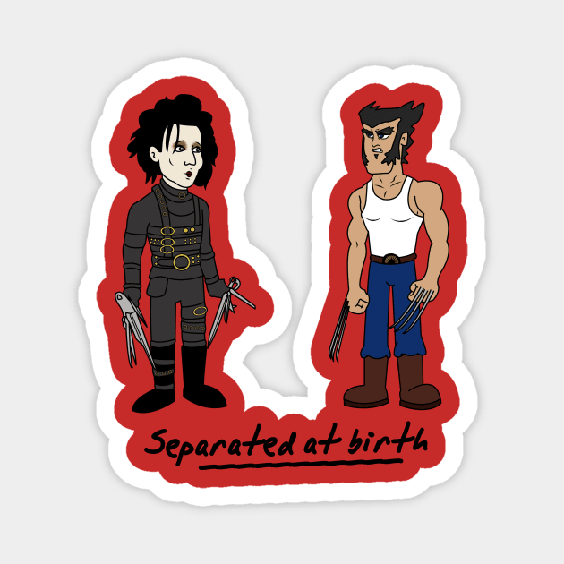 Separated At Birth Magnet by Delinquent