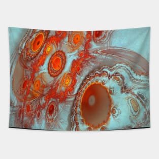 Abstract alien universe Tapestry