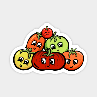 Cheeky Cartoon Tomato Varieties Characters Garden Tips Toons Magnet