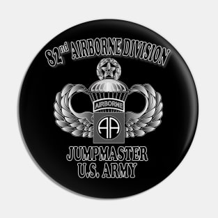 82nd Airborne Jumpmaster- Master Jump Wings Pin