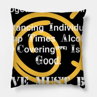 social distancing 001 Pillow