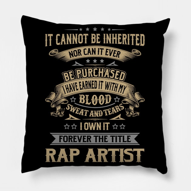 Forever the Title Rap Artist Pillow by Shoes