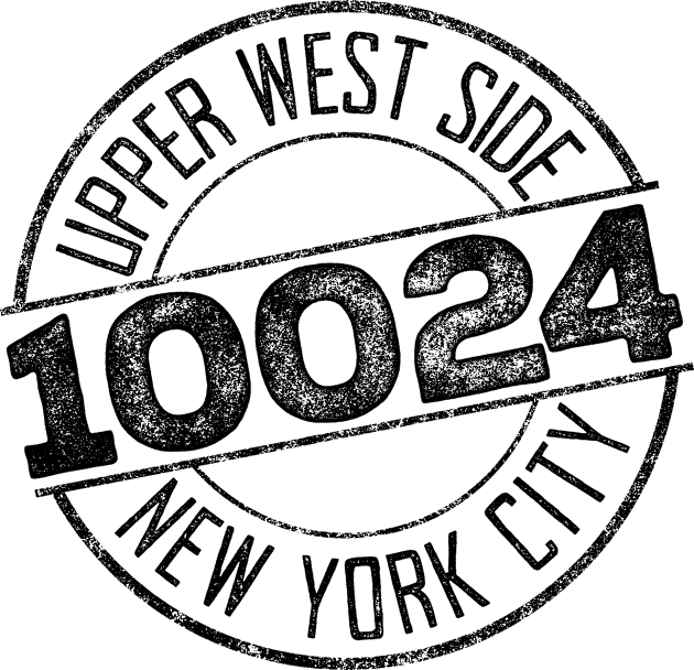 Upper West Side 10024 (Black print) Kids T-Shirt by UselessRob