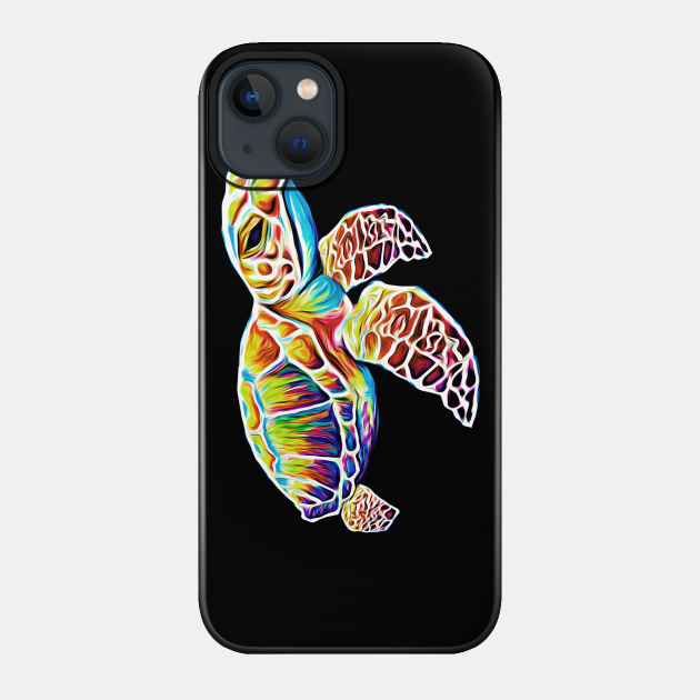 Sea Turtle No. 3 - Sea Turtle - Phone Case