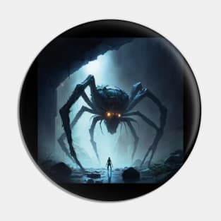 giant spider Pin