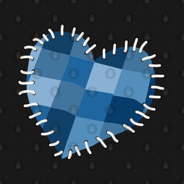 checkered heart by happy.andiar