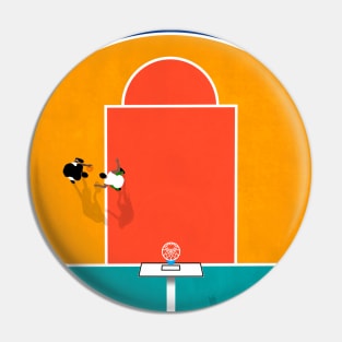 Shooting Hoops | Street Basketball Pin