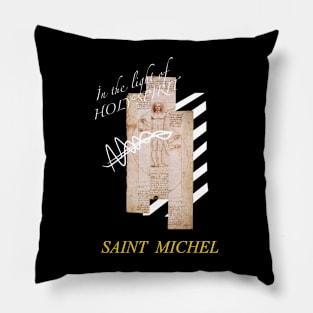 Saint michel da vinci Pillow