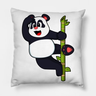 Panda with Bamboo Pillow