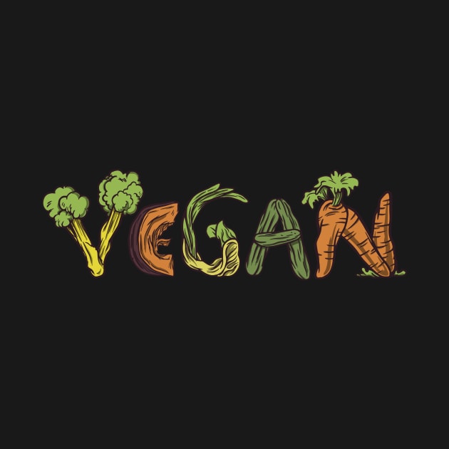 Vegan Art for Vegetarian by Evoke Collective