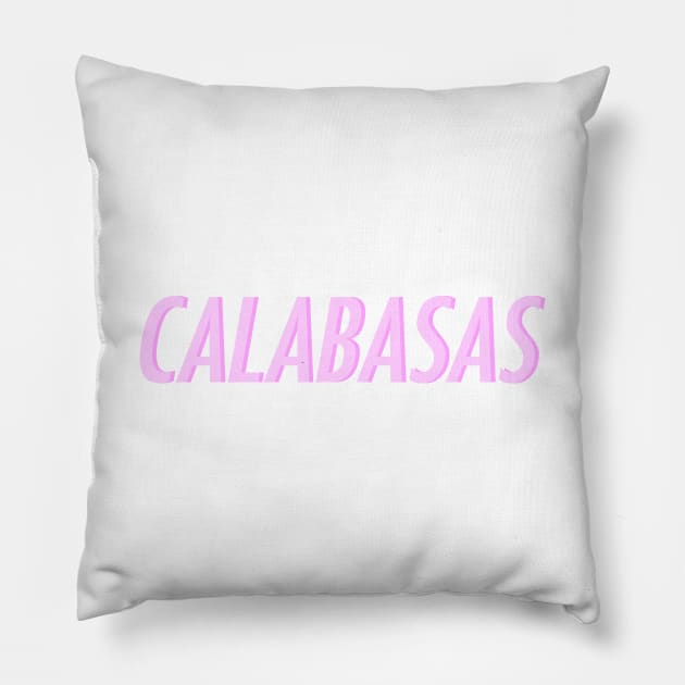 Calabasas 80s Retro Pillow by lukassfr