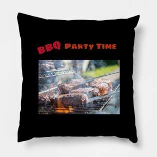 Barbecue Party Time Pillow