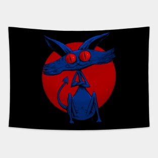 Satanic Cat Tapestry