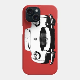 Triumph TR2 1950s British classic car monoblock black/white Phone Case