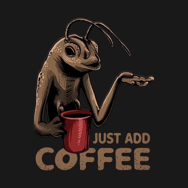 The Worm just add coffee by pujartwork