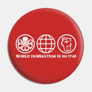 Hydra - World Domination - White Pin