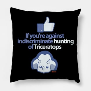 Triceratops Pillow